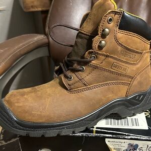 Wolverine Men's Tan and Black Leather Boots
